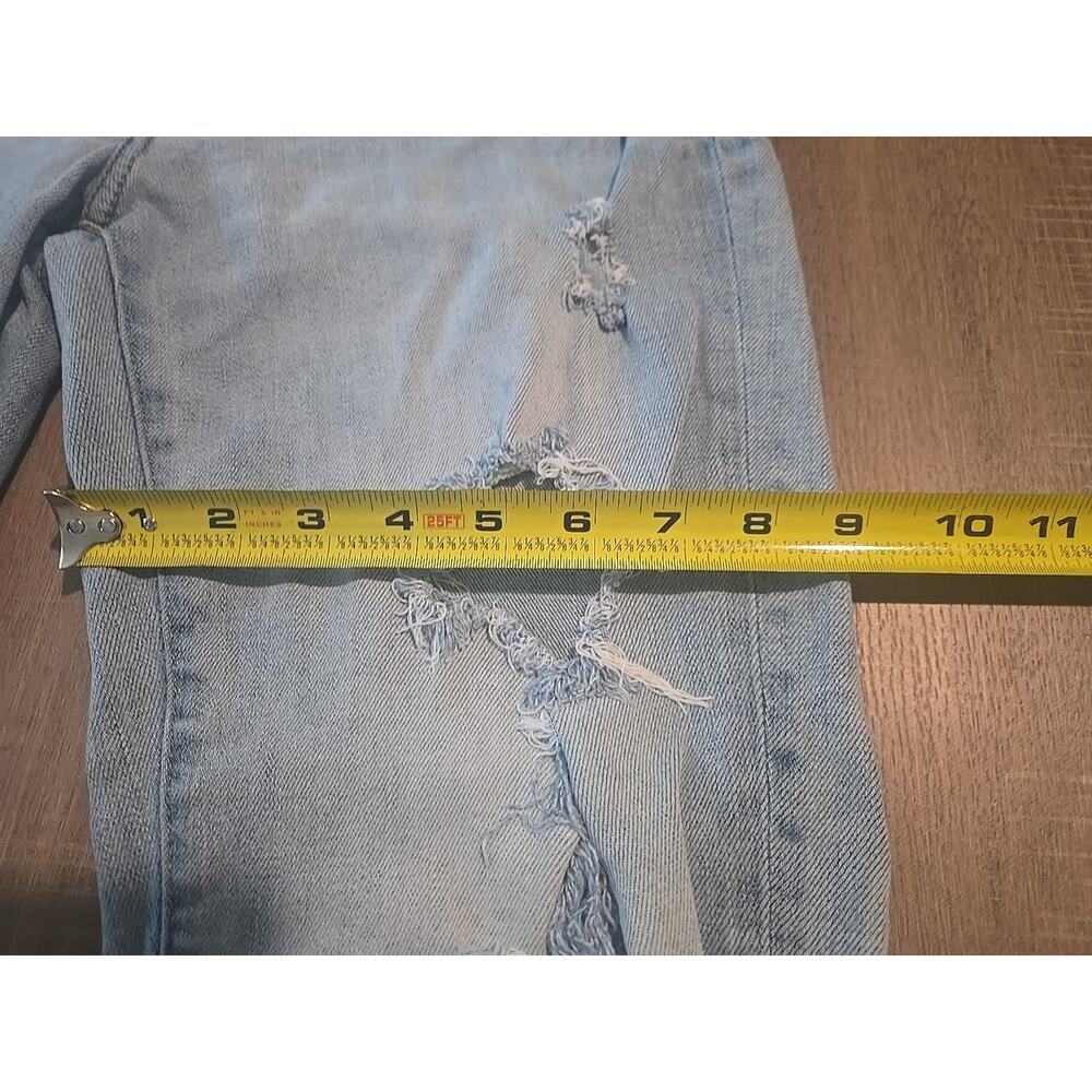 American Eagle Outfitters Skinny Light Blue Distressed Denim Jeans Women - Picture 12 of 16